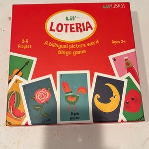 Bilingual Loteria game